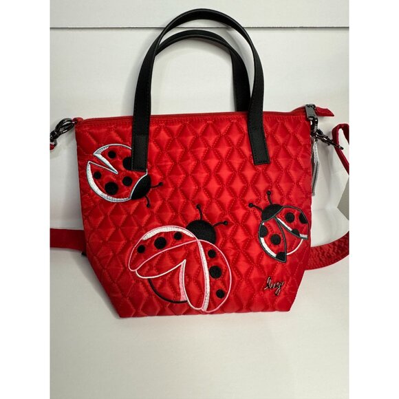 lug Handbags - LUG Sprinkler Crossbody NWT- Ladybug Red - zipper pull included